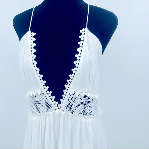 The Jetset Diaries | Grazie Maxi Dress In Ivory Size Medium - Picture 5 of 8